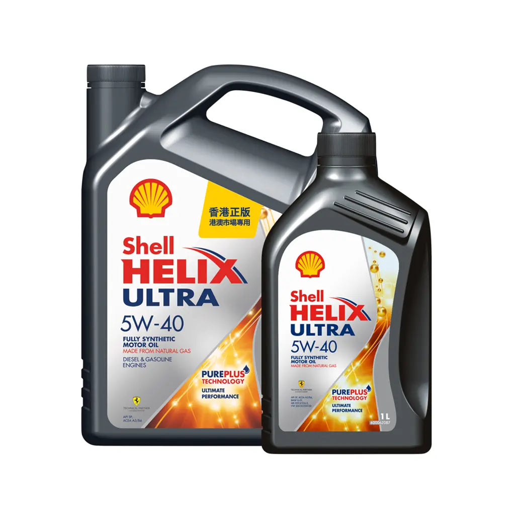 Shell Helix Ultra 超凡喜力 5W-40 引擎機油/潤滑油/偈油 (4L)+(1L) – Hau Kai Hong