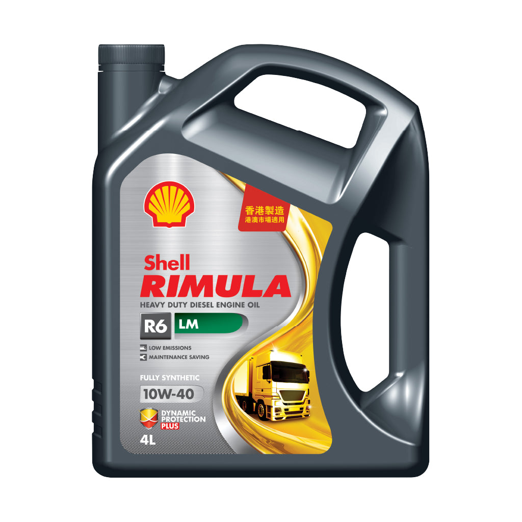 Shell -  Rimula 金牌 R6 LM引擎機油/潤滑油/偈油（4L）